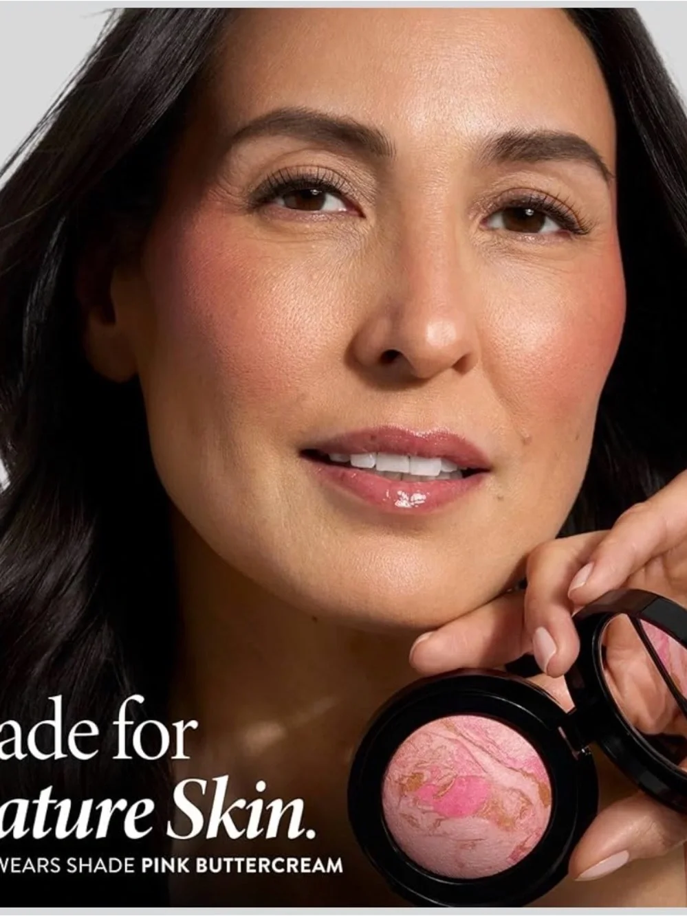 Laura Geller Baked Blush-N-Brighten Pink Grapefruit Satin Finish Full Size NIB